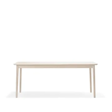 Table Prima Vista - bouleau laqué mat clair-180 cm-1 rallonge - Stolab