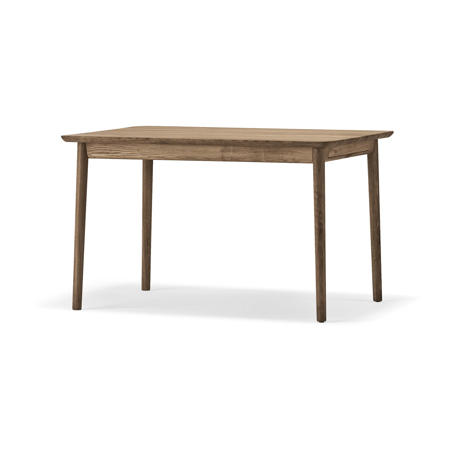 Table Prima Vista, Smoked oak 120x90 cm, 1 rallonge incluse Stolab