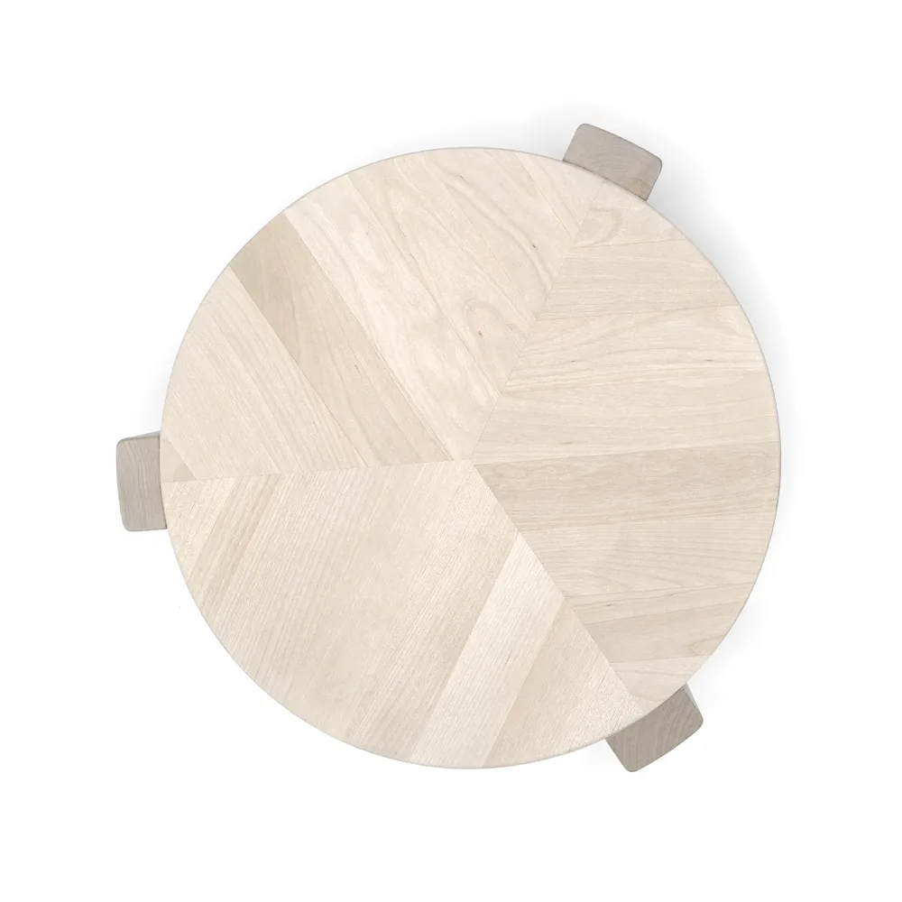 Tabouret Bolt, bouleau laqué mat clair Stolab