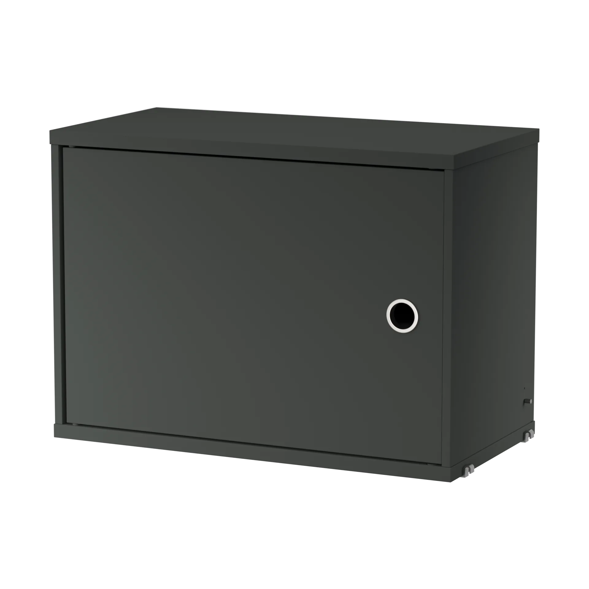 Armoire à portes String, Gris foncé String