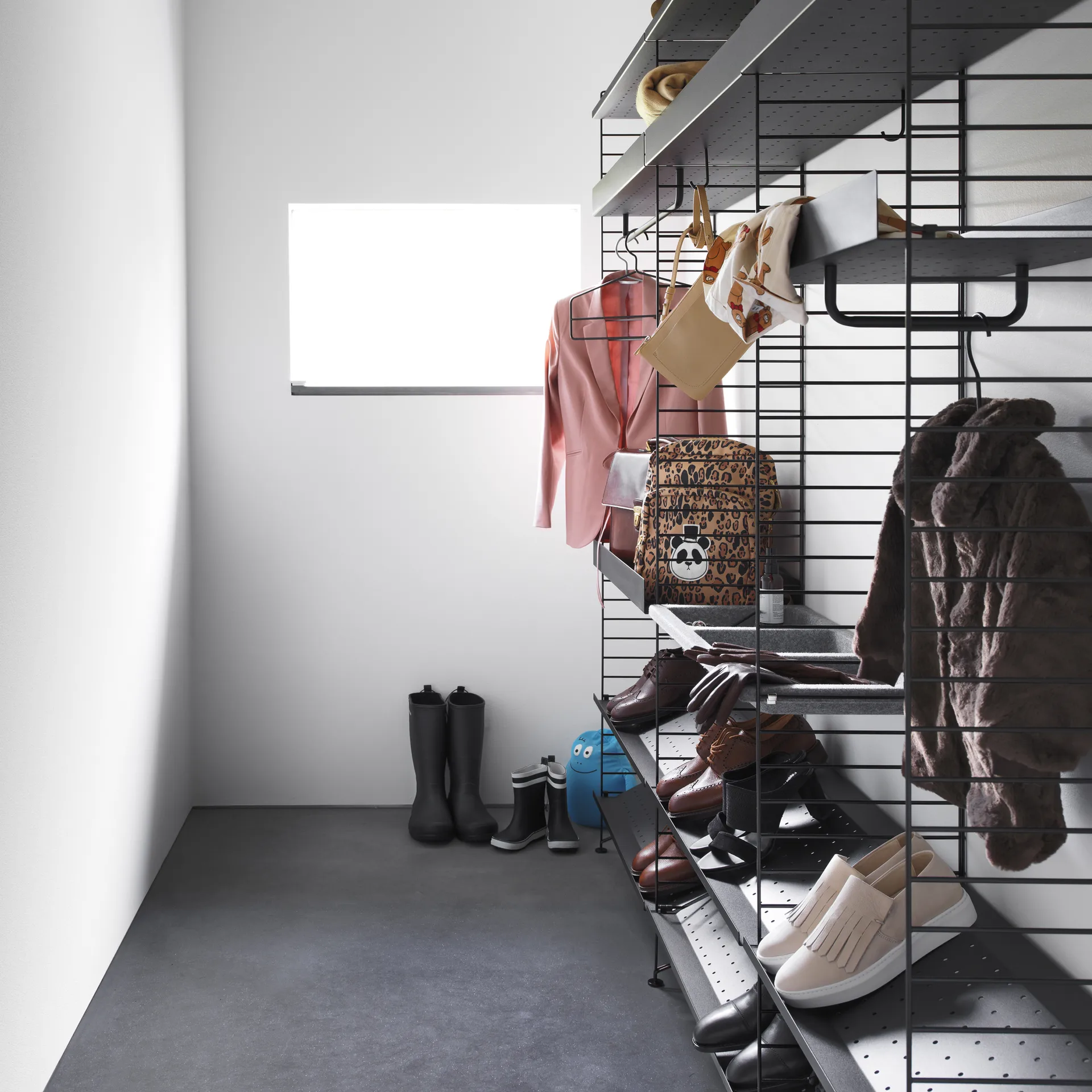 Cintre String lot de 4, Noir String