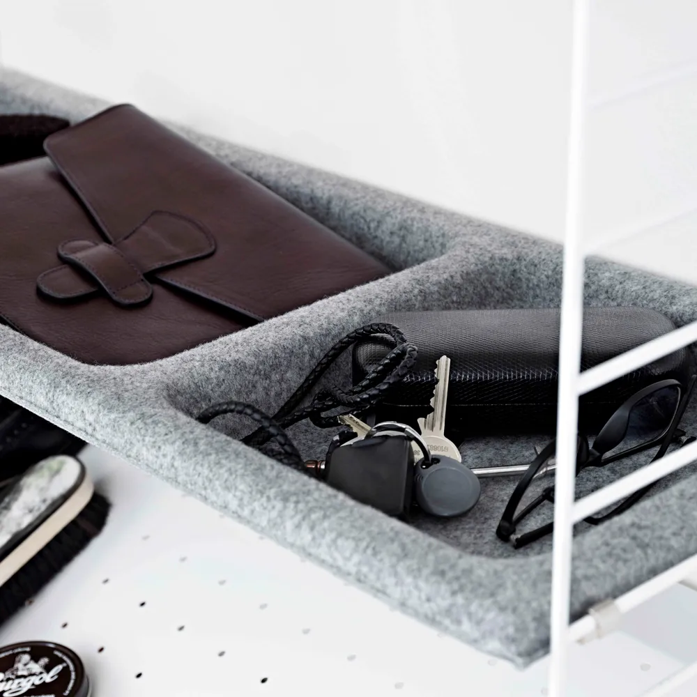 Étagère à bols String, Beige, 78x30 cm String