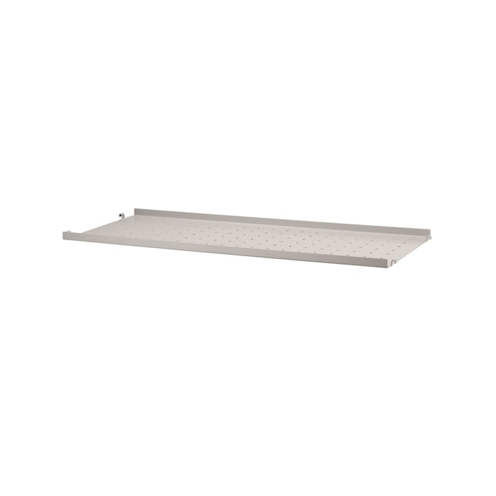 Étagère en métal String, beige, 78x30 cm, bord bas String