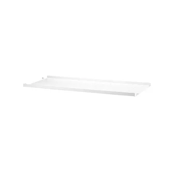 Étagère en métal String - blanc, 78x20 cm, bord bas - String