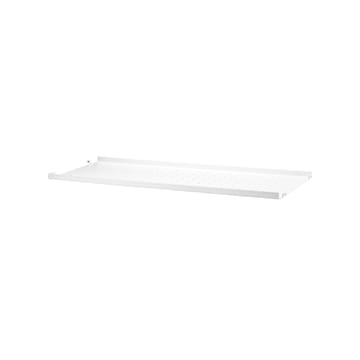 Étagère en métal String - blanc, 78x20 cm, bord bas - String