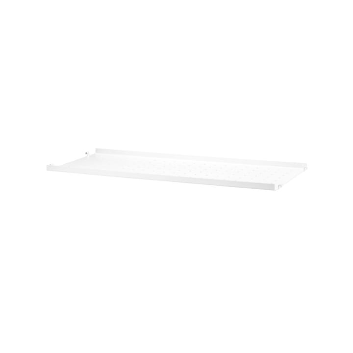 Étagère en métal String, blanc, 78x30 cm, bord bas String