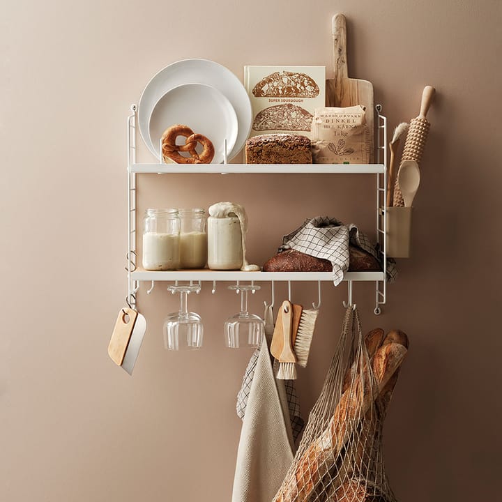 Étagère murale de cuisine String, blanc String