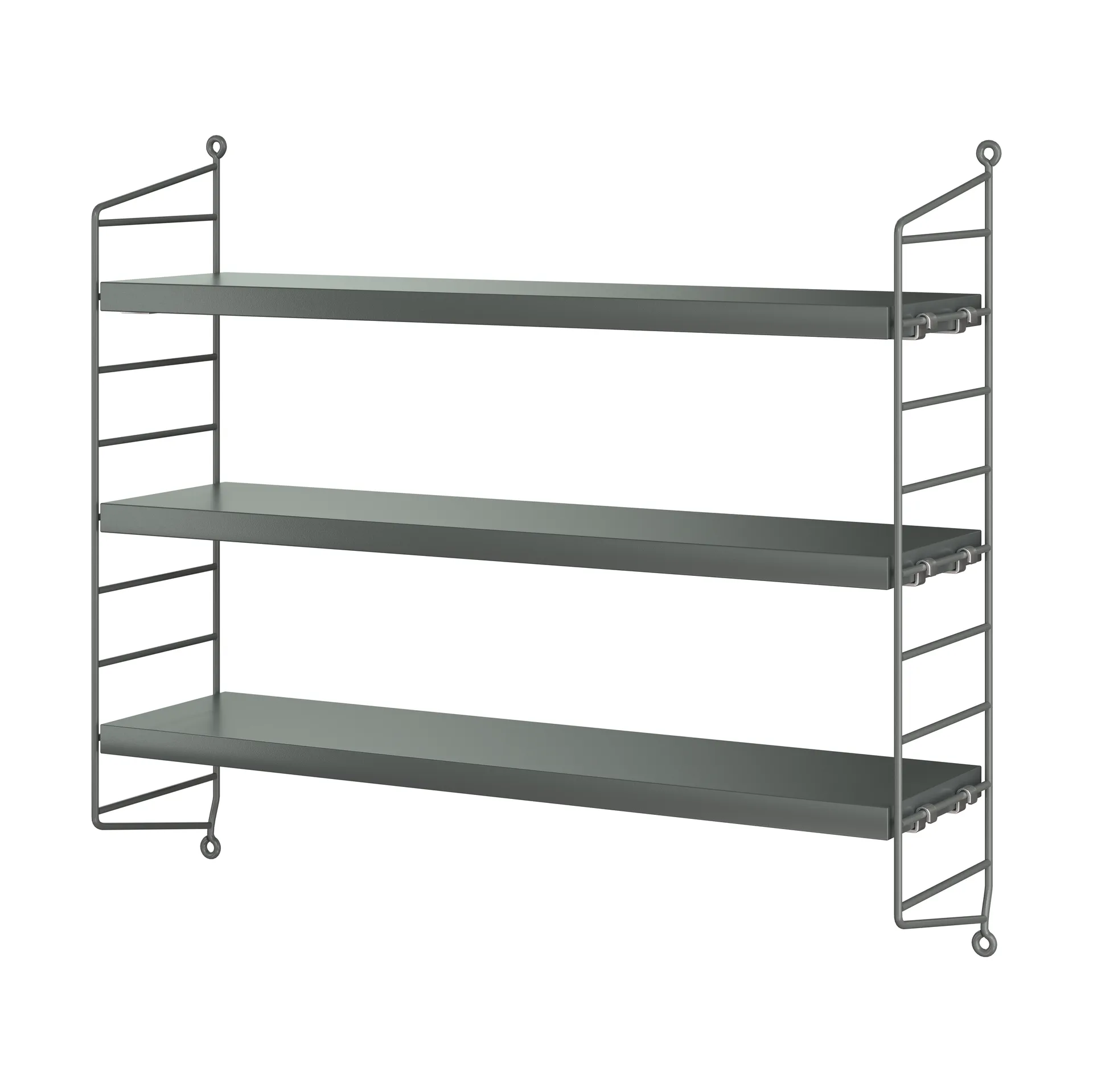 Etagère murale String Pocket, Gris foncé String