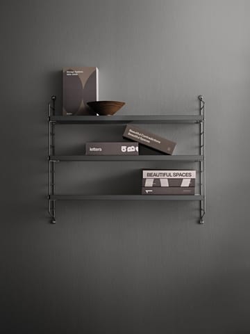 Etagère murale String Pocket - Gris foncé - String