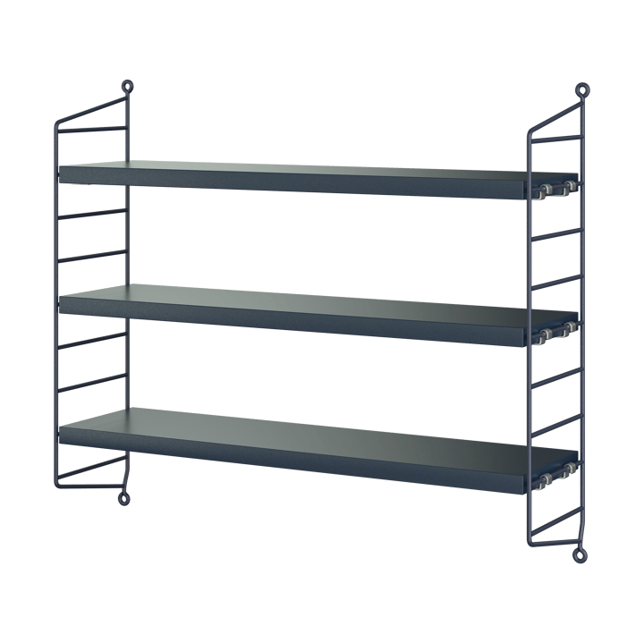 Etagère murale String Pocket - Nybro bleu - String