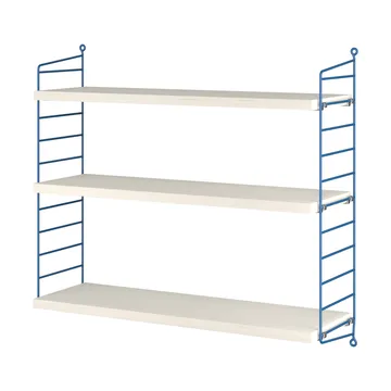 Étagère String 1949-2024 Limited Edition 60x60x20 cm - Blue/white oiled pine - String