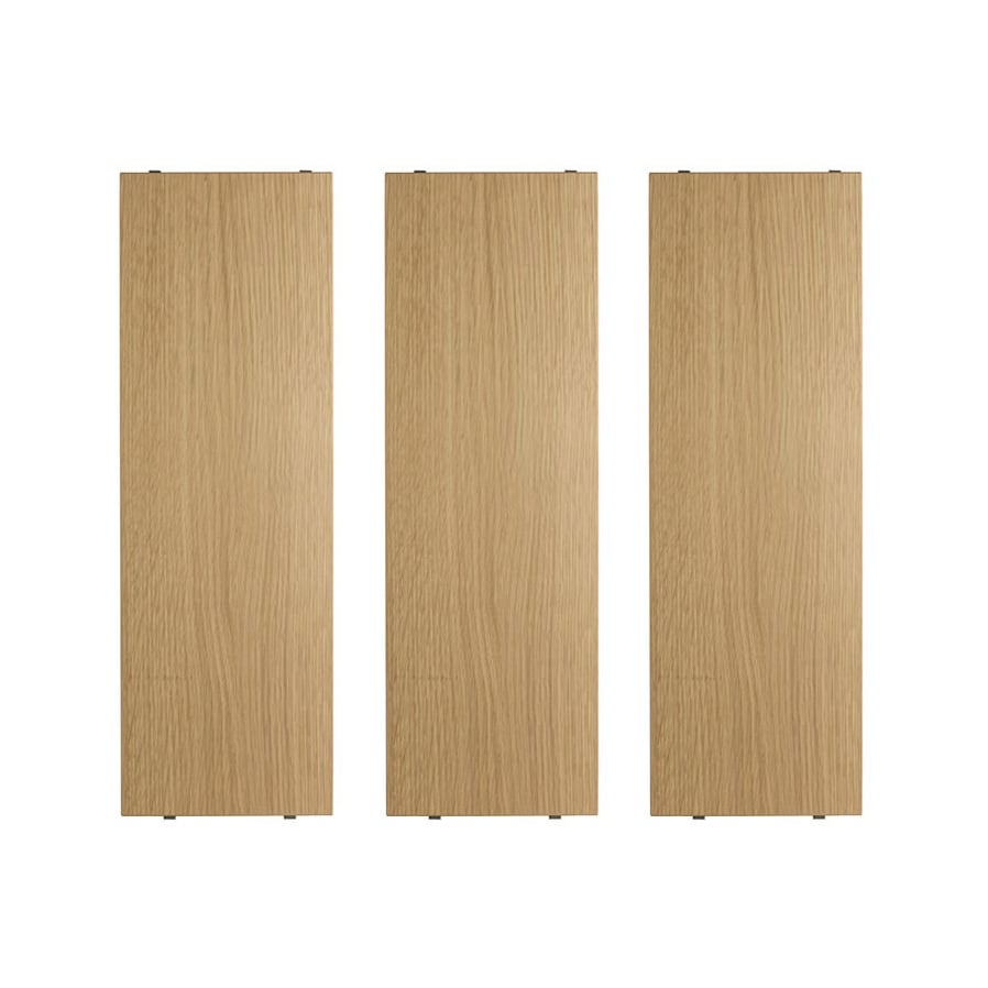String Étagère String chêne, 58x20 cm, lot de 3 | Design Scandinave | Étagères & systèmes de rayonnage | Beige