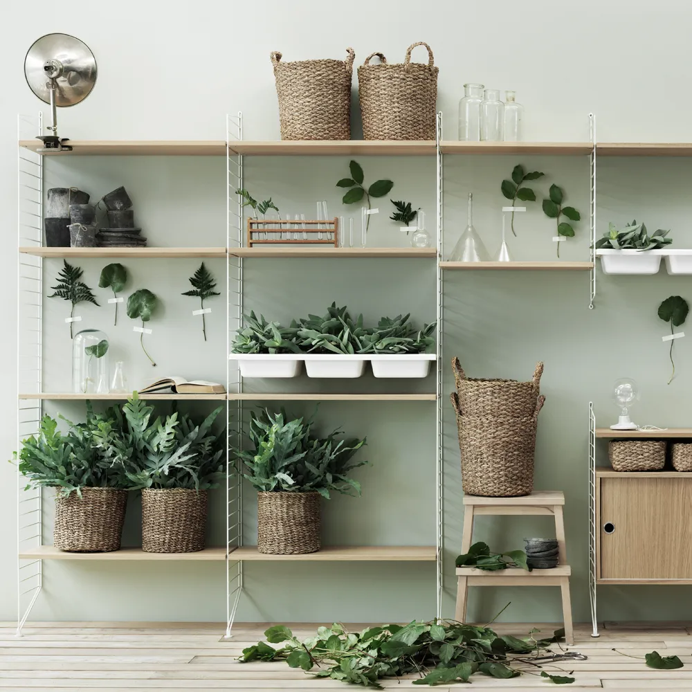 Étagère String, chêne, 58x30 cm, lot de 3 String