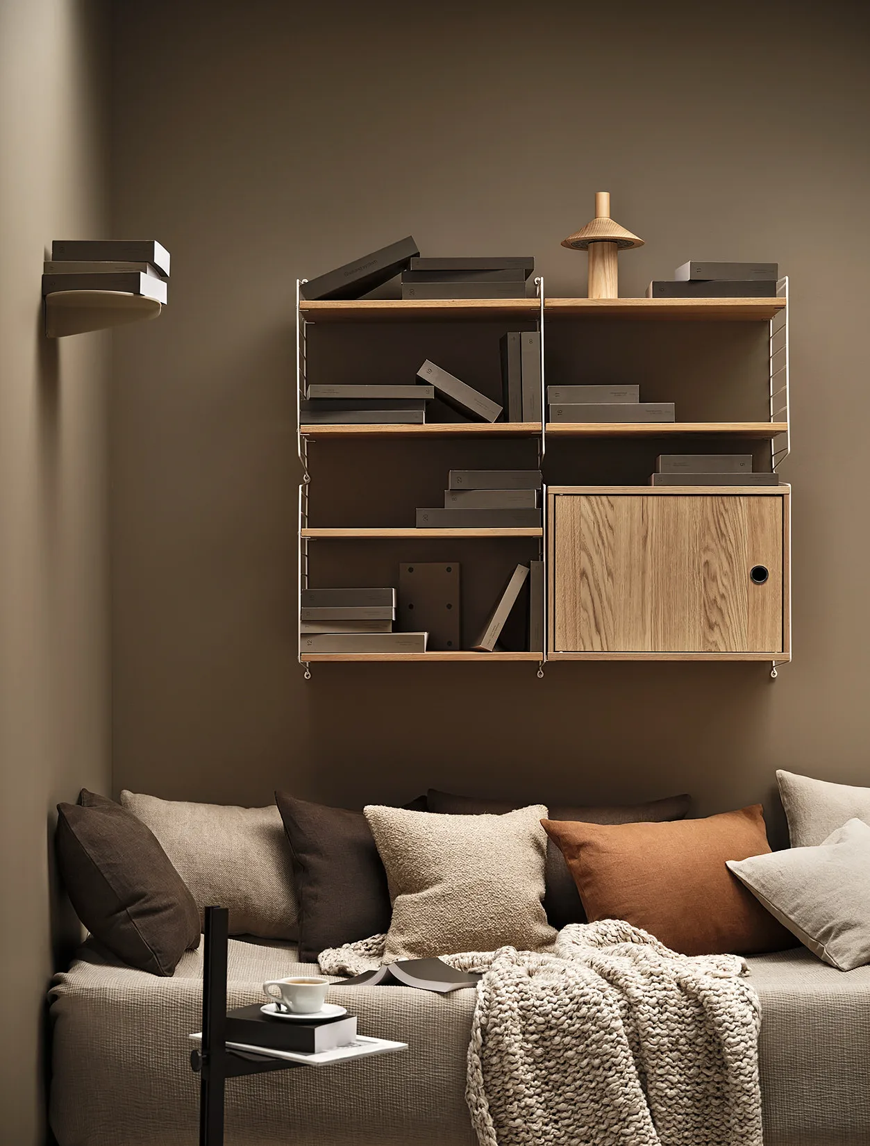 Étagère String, chêne, 58x30 cm, lot de 3 String