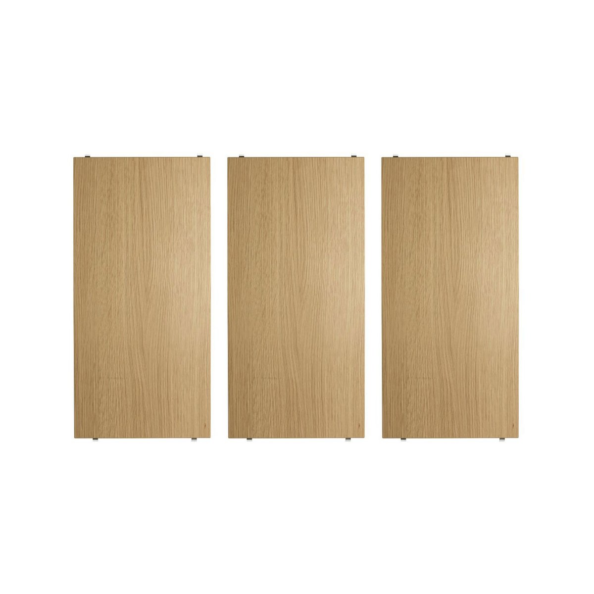 String Étagère String chêne, 58x30 cm, lot de 3 | Design Scandinave | Étagères & systèmes de rayonnage | Beige