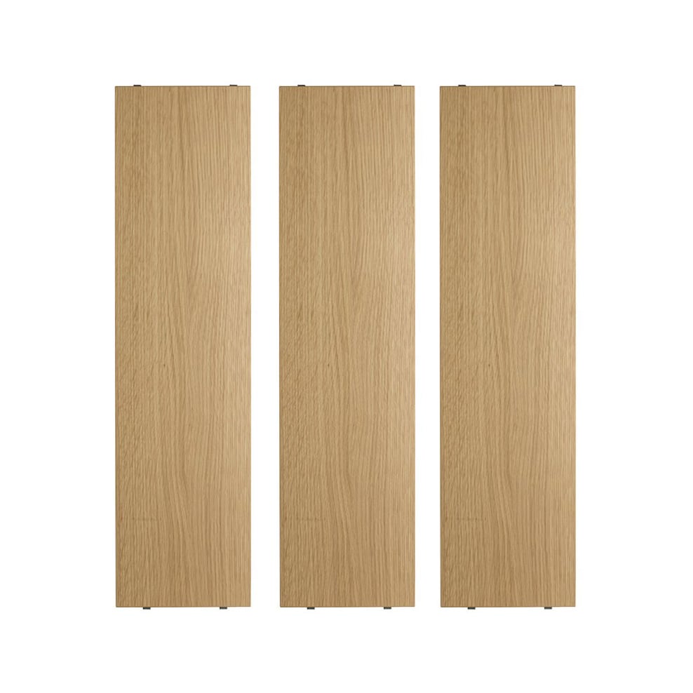String Étagère String chêne, 78x20 cm, lot de 3 | Design Scandinave | Étagères & systèmes de rayonnage | Beige