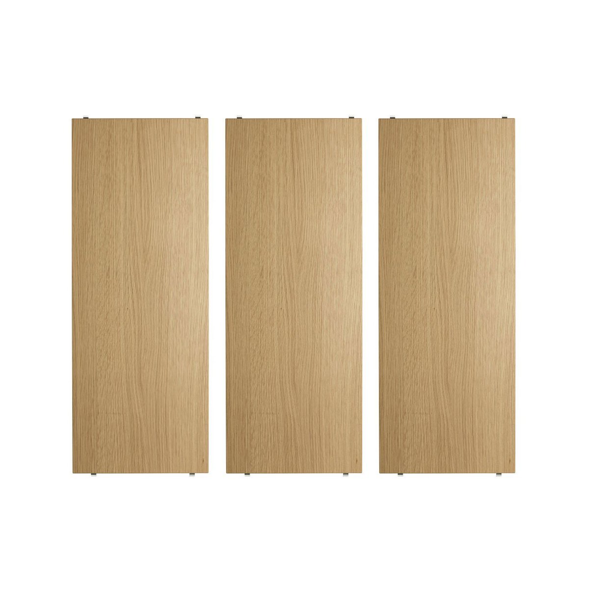 String Étagère String chêne, 78x30 cm, lot de 3 | Design Scandinave | Étagères & systèmes de rayonnage | Beige