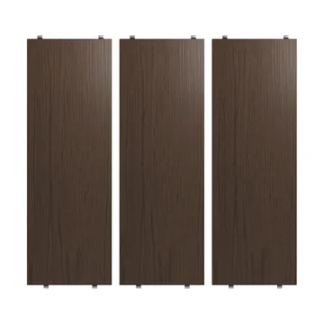 Étagère String - Chêne foncé, 58x20 cm, 3 pièces - String