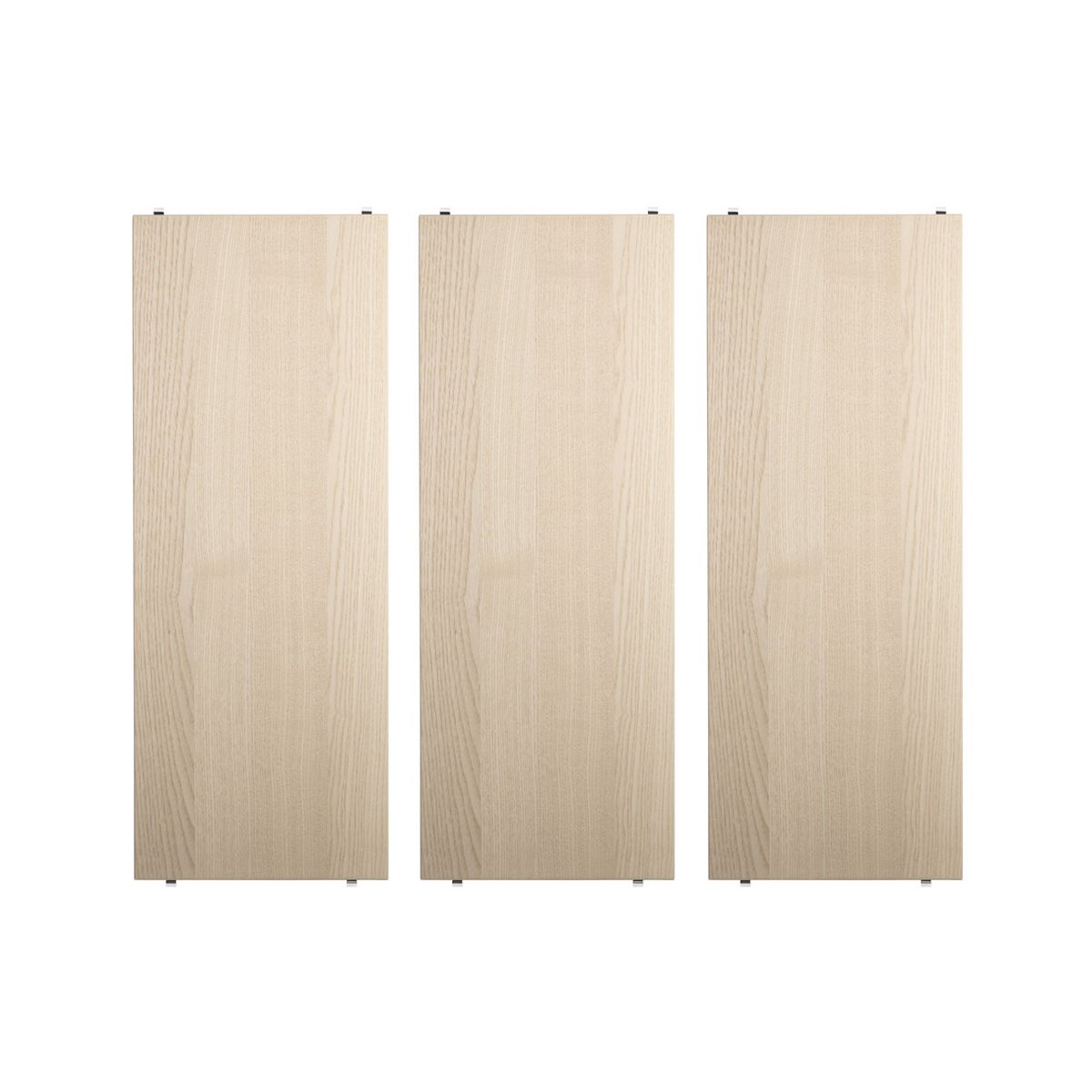 String Étagère String frêne, 78x30 cm, lot de 3 | Design Scandinave | Étagères & systèmes de rayonnage | Beige