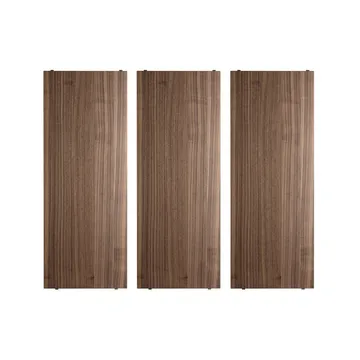 Étagère String - noyer, 78x30 cm, lot de 3 - String