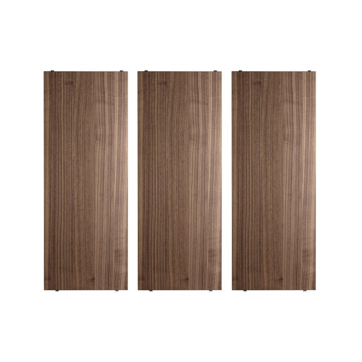 Étagère String - noyer, 78x30 cm, lot de 3 - String