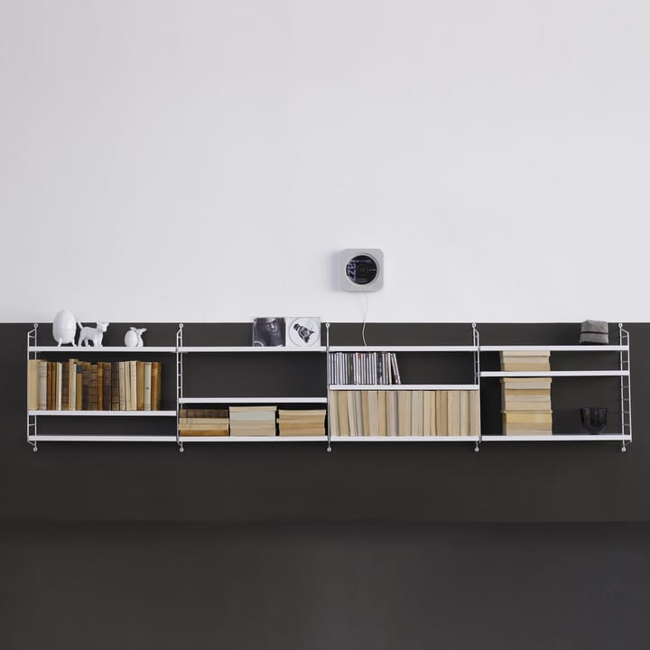 Étagère String Pocket blanche, blanc String