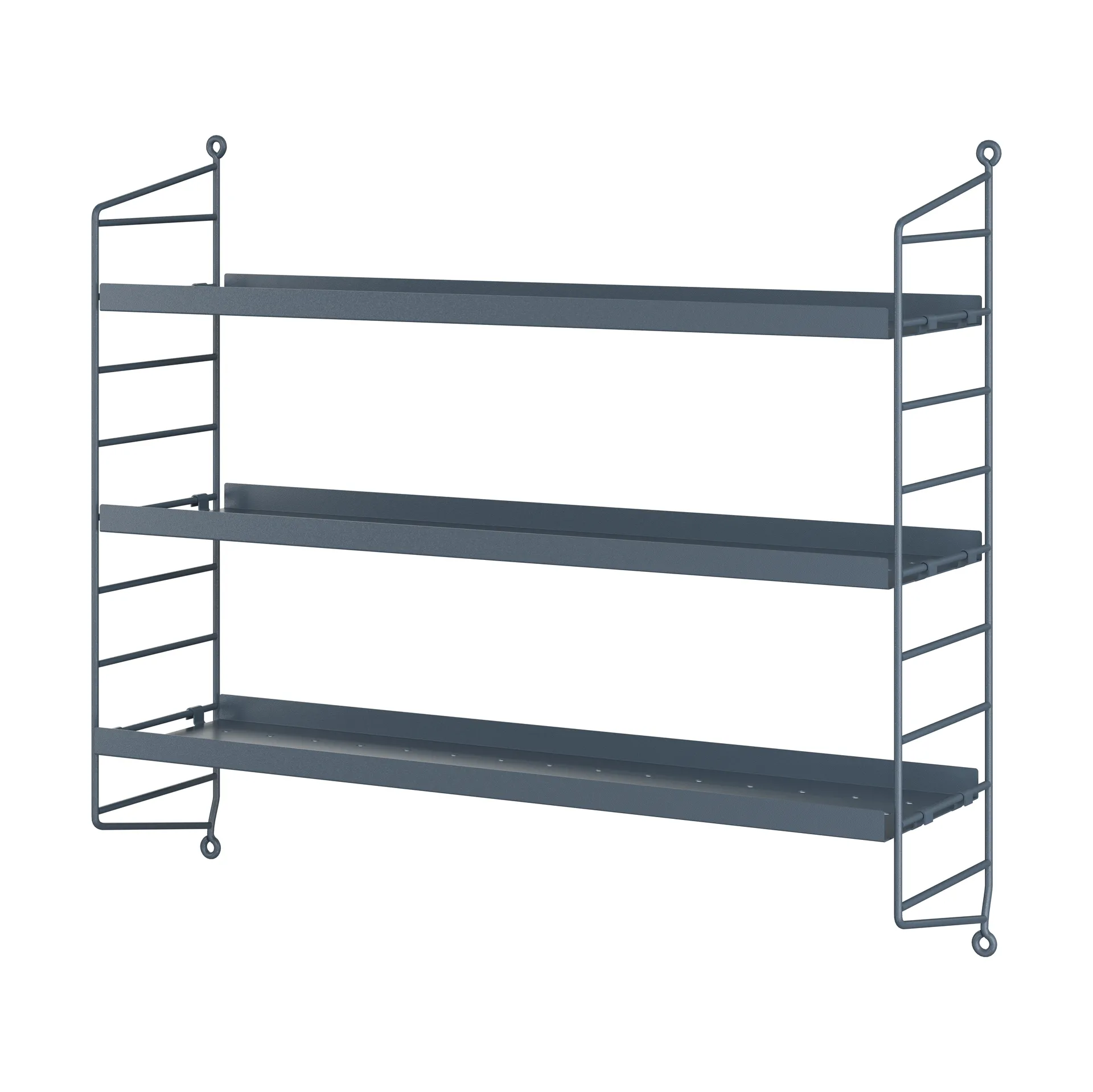 Étagère String Pocket métal, Sergel gris String