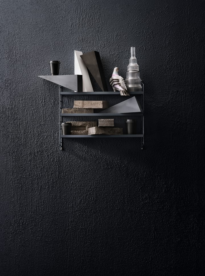 Étagère String Pocket métal, Sergel gris String