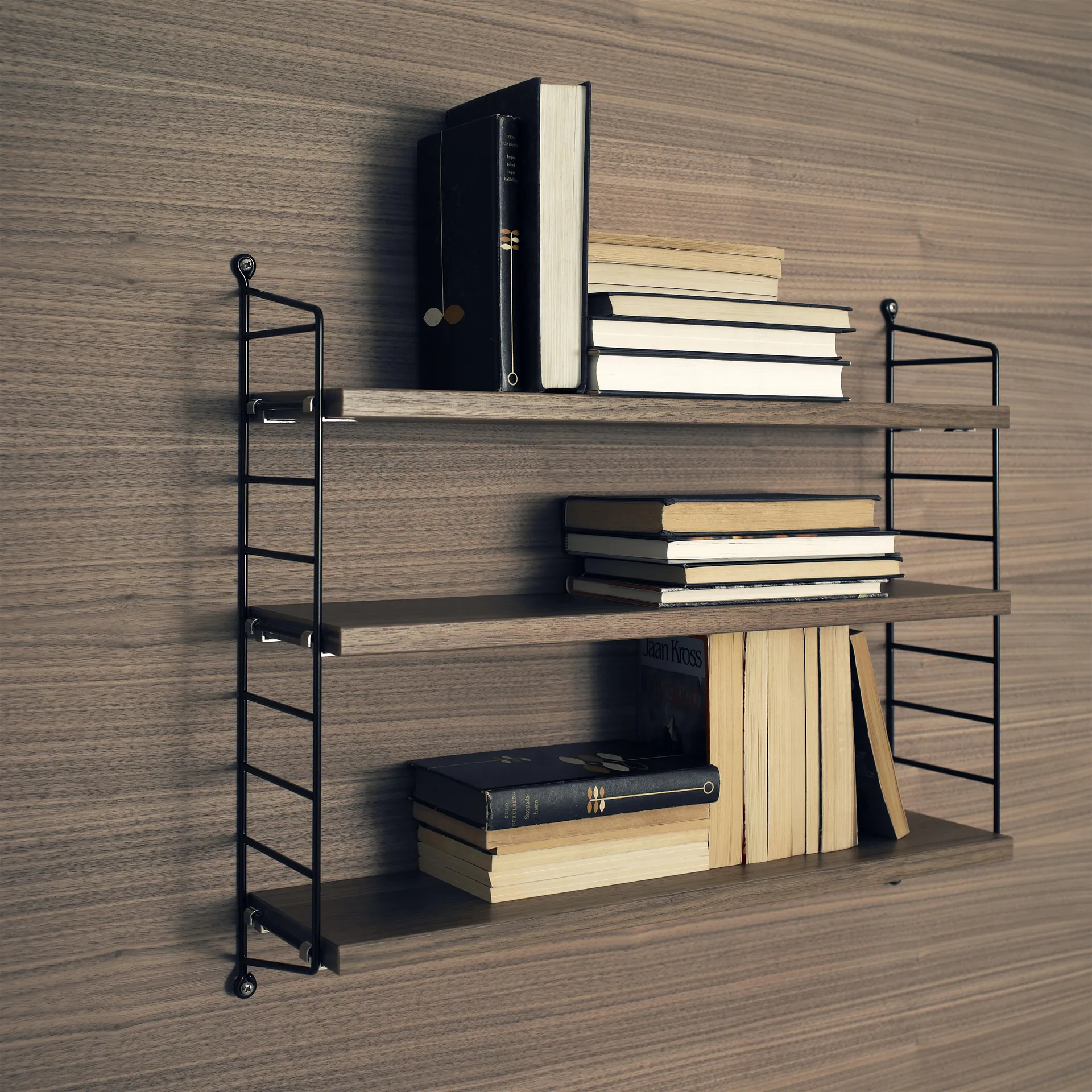 Étagère String Pocket noyer-noir, noix-noir String