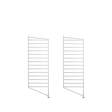 Montant d'étagère extérieure String - galvanisé, 85x30 cm, lot de 2 - String