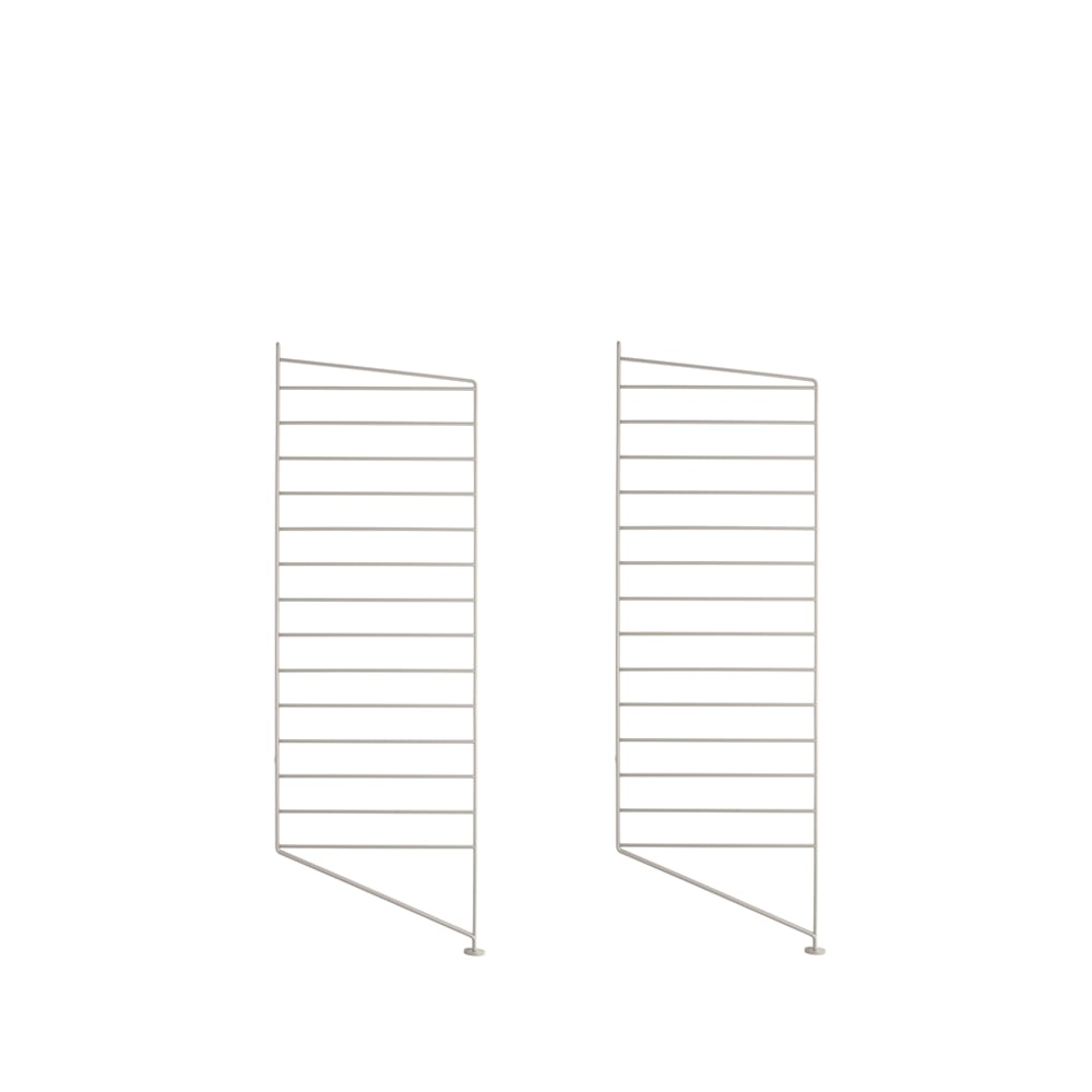 String Montant d'étagère String beige, 85x30 cm, lot de 2