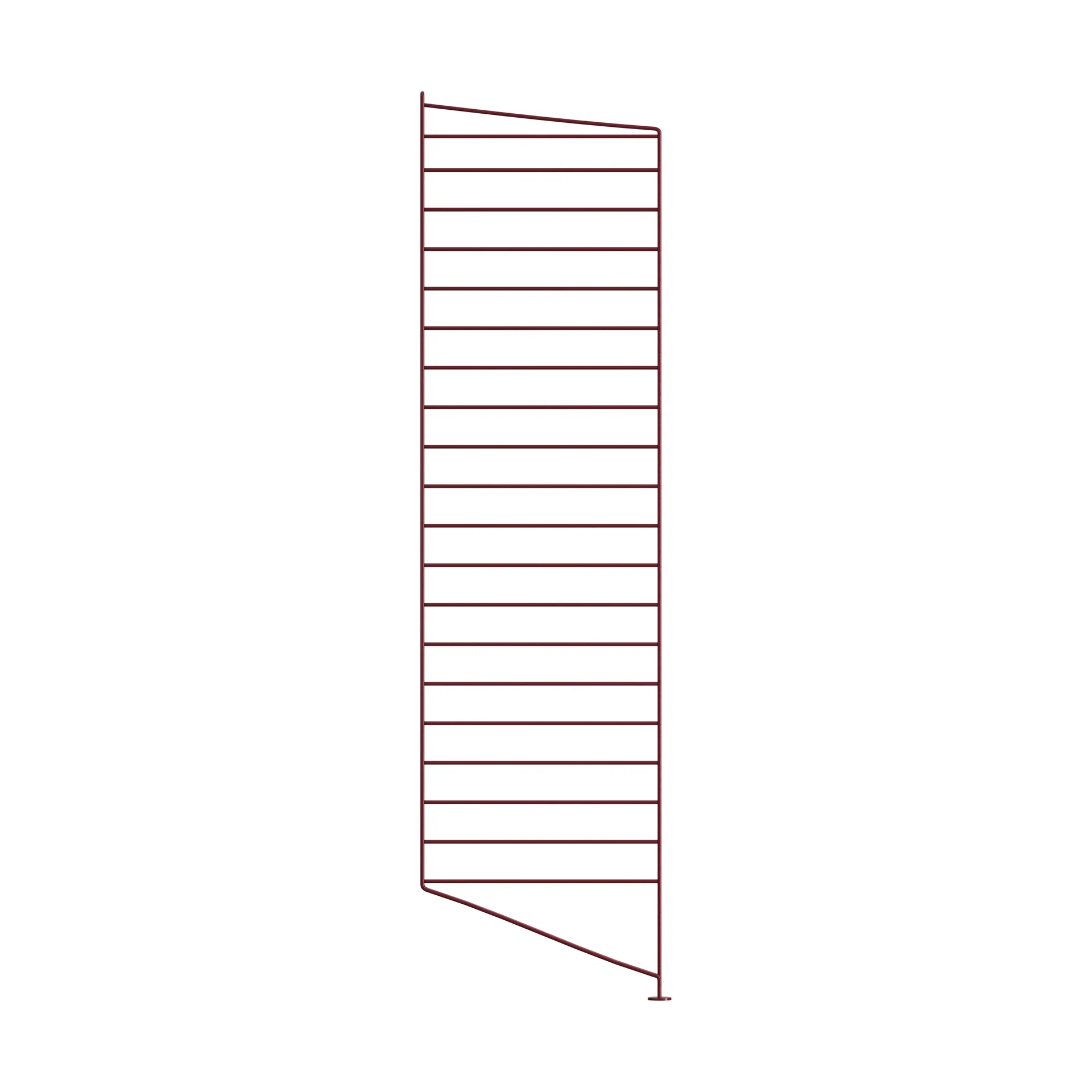 Montant d'étagère String, Bordeaux, 115x30 cm, Lot de 1 String