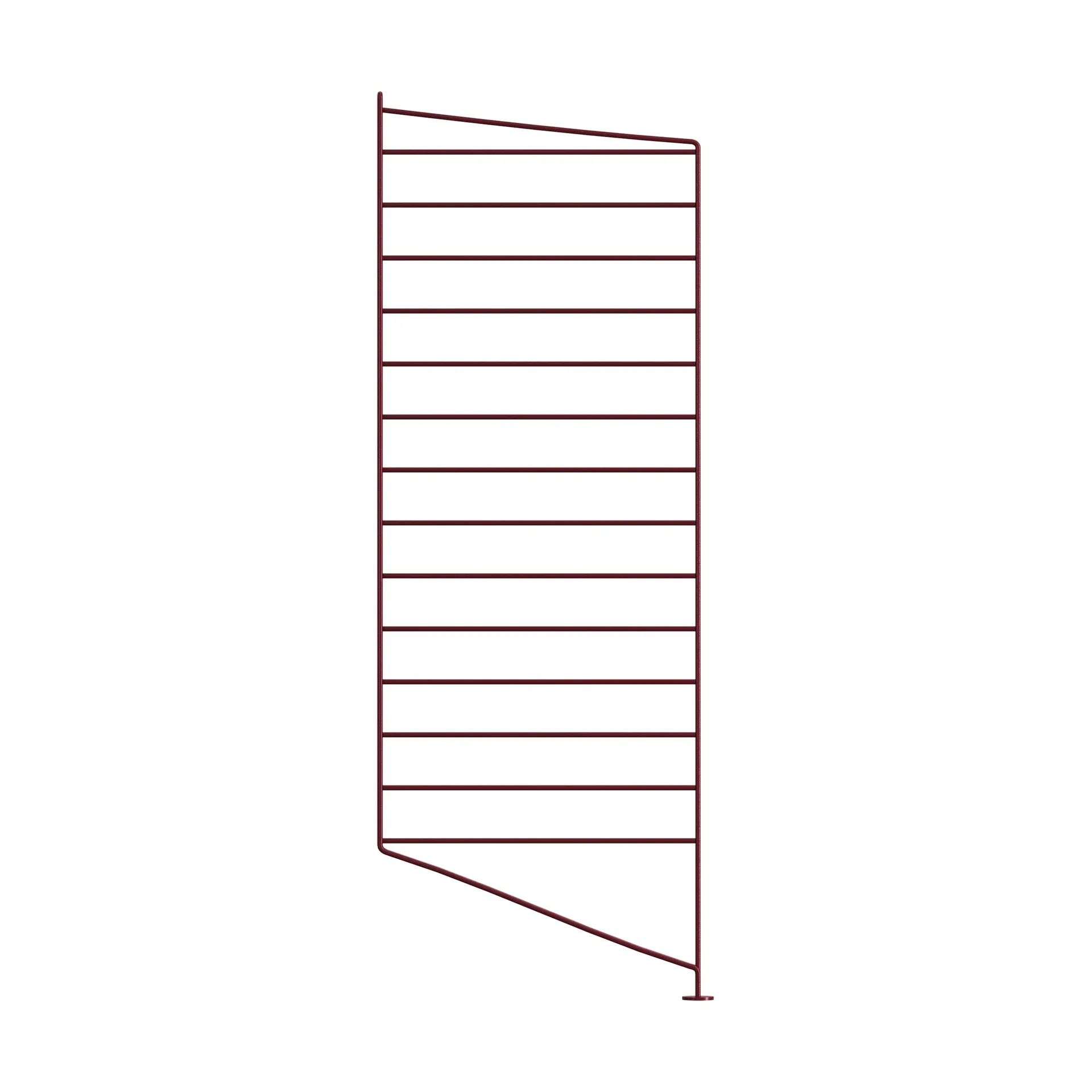 Montant d'étagère String, Bordeaux, 85x30 cm, Lot de 1 String