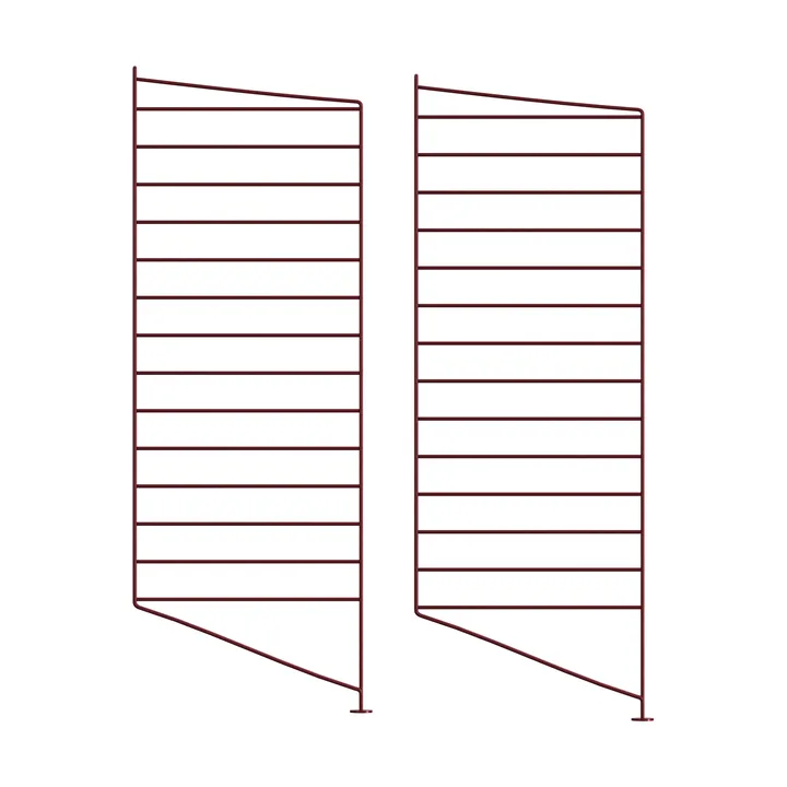 Montant d'étagère String - Bordeaux, 85x30 cm, Lot de 2 - String