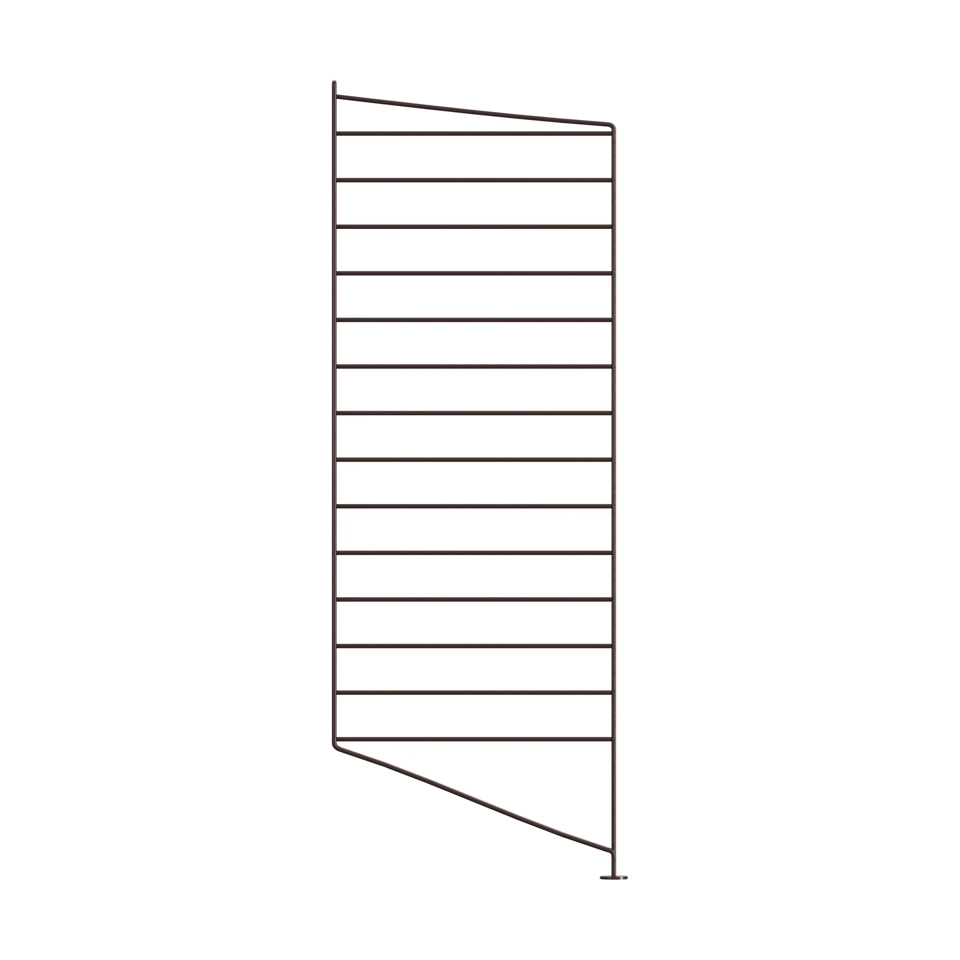 Montant d'étagère String, Brun foncé, 85x30 cm, 1 pièce String