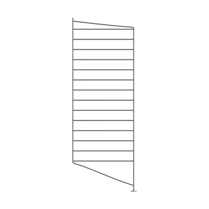 Montant d'étagère String - Gris foncé, 85x30 cm, lot de 1 - String
