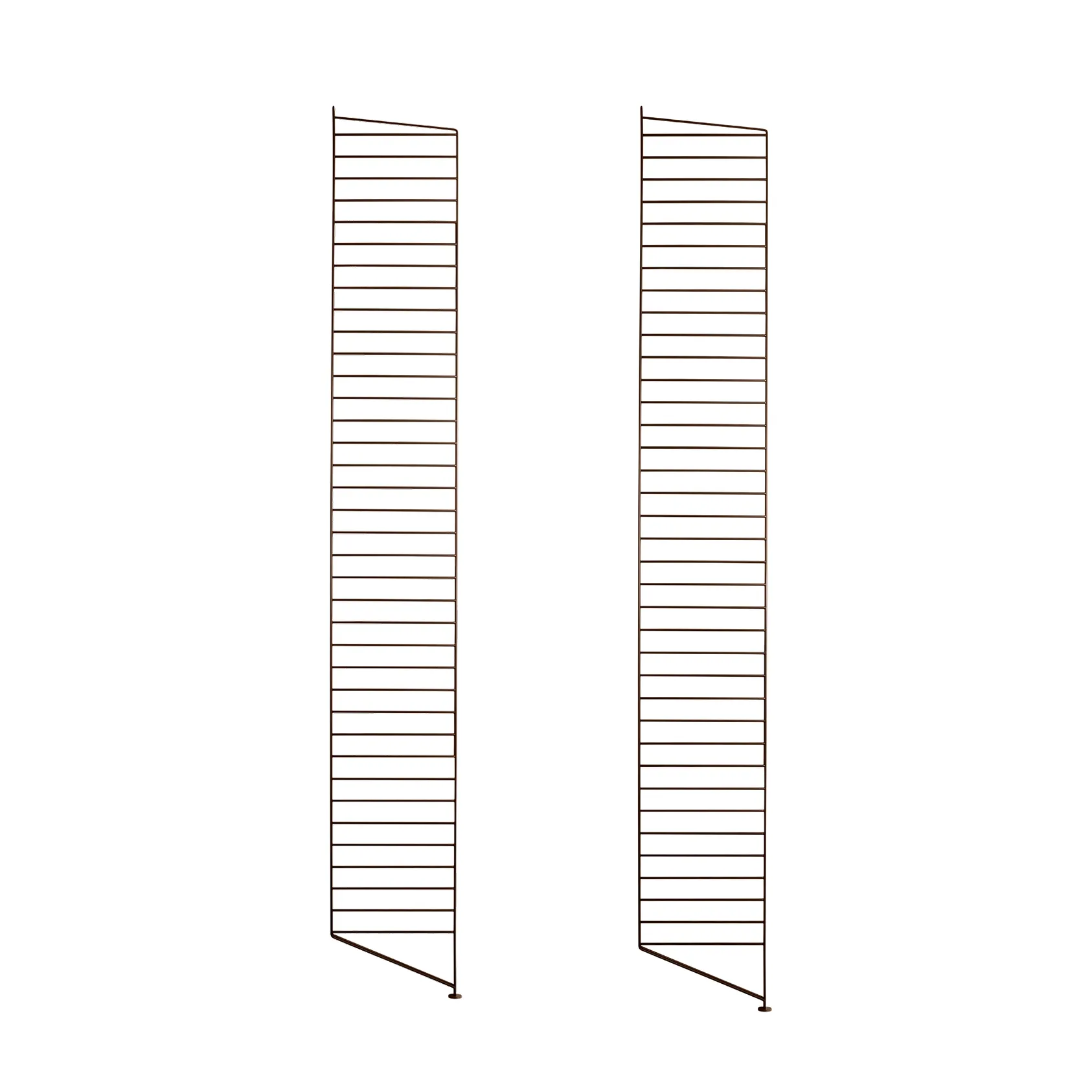 Montant d'étagère String, marron, 200x30 cm, lot de 2 String