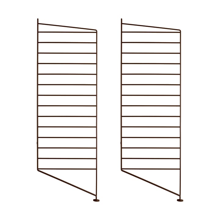 Montant d'étagère String, marron, 85x30 cm, lot de 2 String