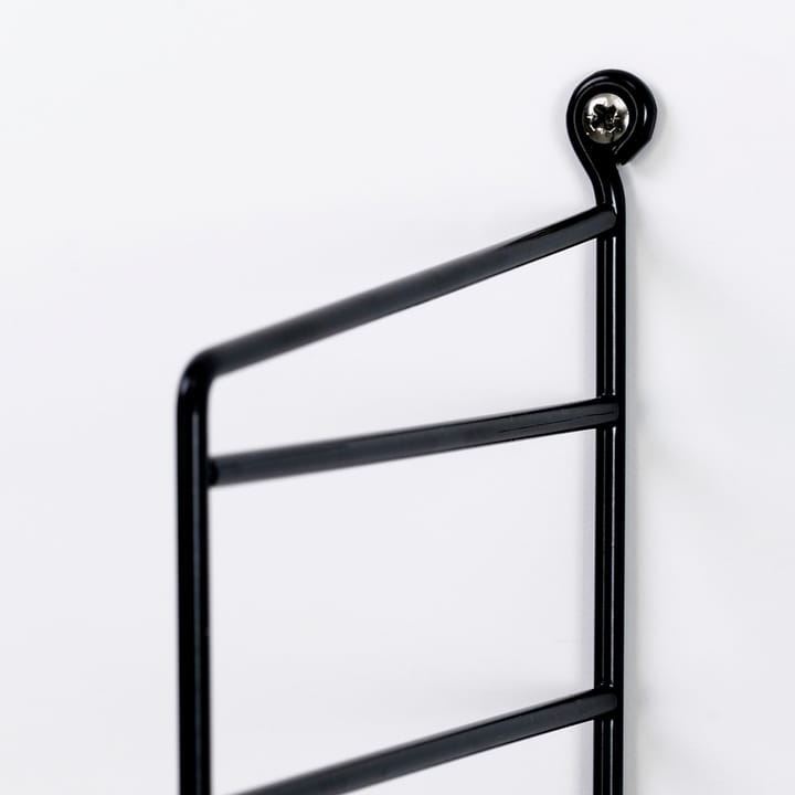 Montant d'étagère String - noir, 200x30 cm, 1 pièce - String