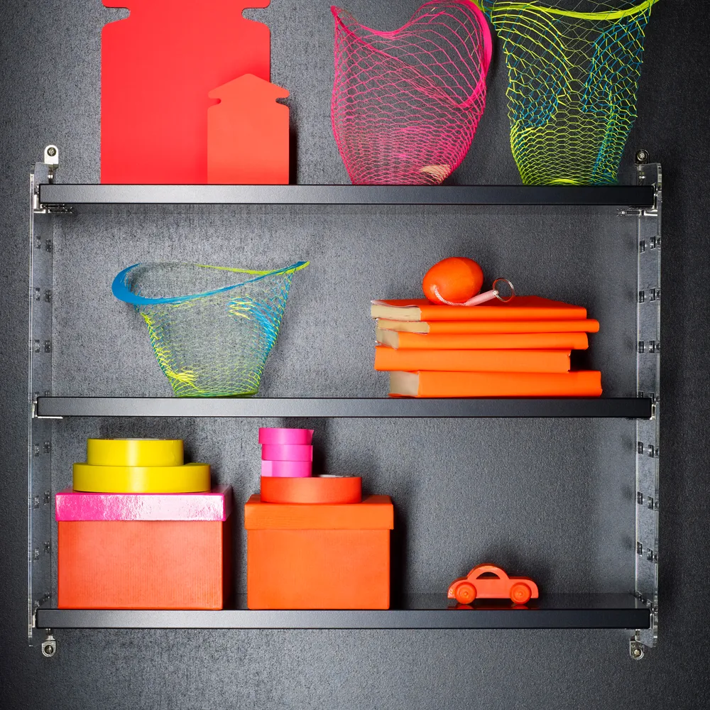 Panneau mural en plexiglas String, Transparent, 75x30 cm, lot de 2 String