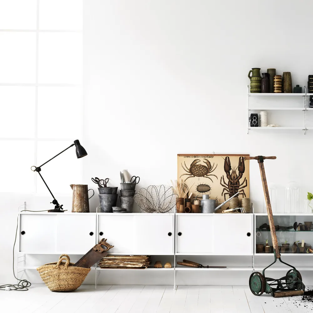 Panneau mural String, Beige, 50x20 cm, lot de 1 String