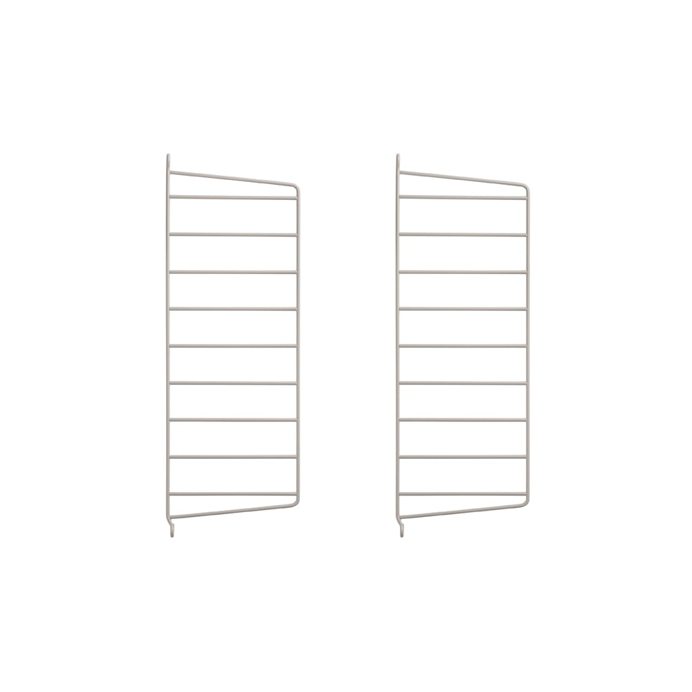 String Panneau mural String Beige, 50x20 cm, lot de 2