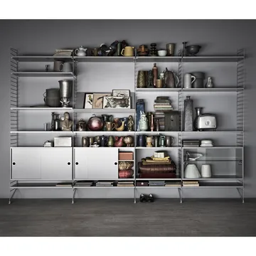 Panneau mural String - Beige, 75x20 cm, lot de 1 - String