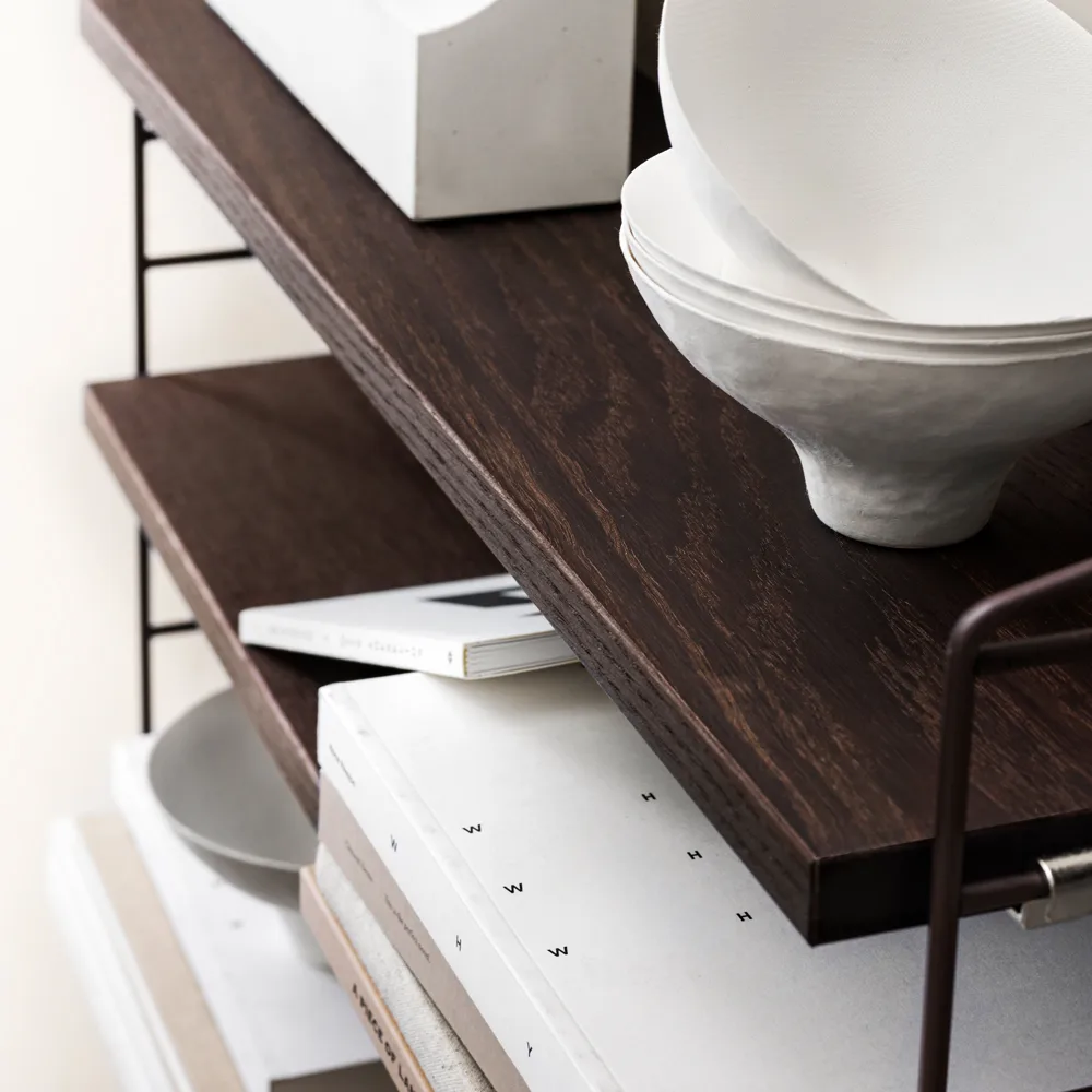 Panneau mural String, Beige, 75x20 cm, lot de 1 String