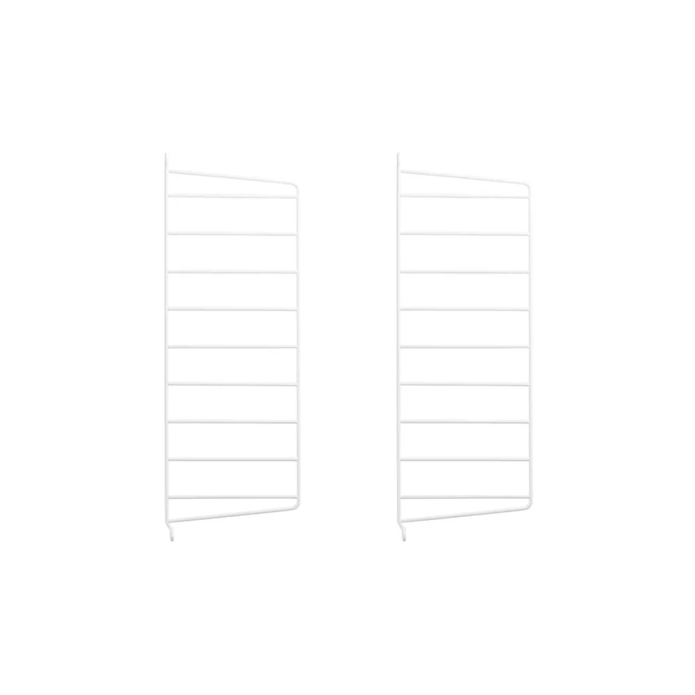 Panneau mural String, blanc, 50x20 cm, lot de 2 String