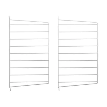 Panneau mural String - Blanc, 50x30 cm, lot de 2 - String
