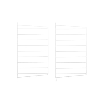 Panneau mural String - blanc, 50x30 cm, lot de 2 - String