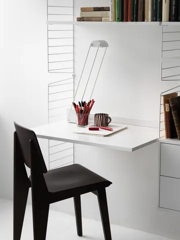 Panneau mural String - Blanc, 75x30 cm, lot de 1 - String