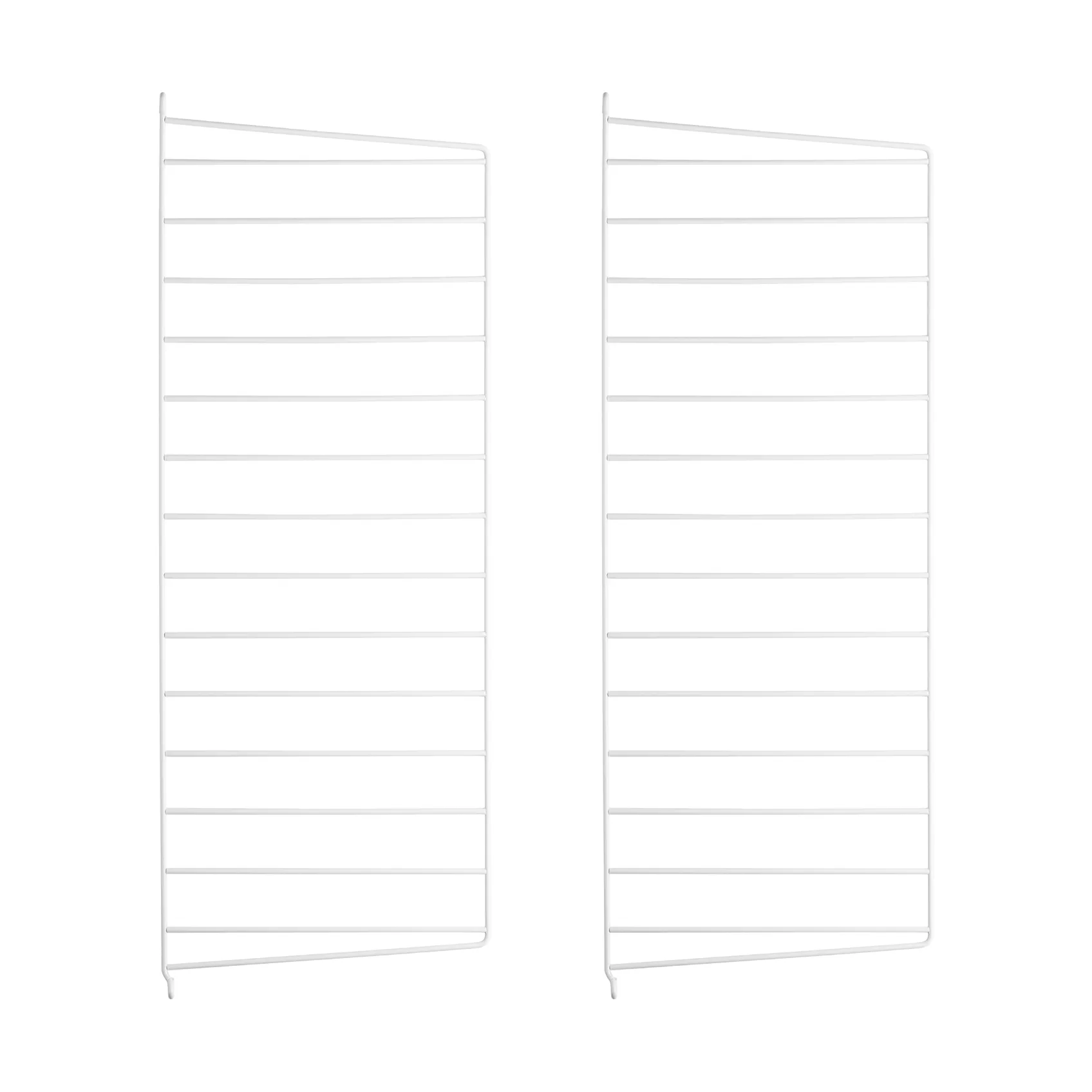 Panneau mural String, Blanc, 75x30 cm, lot de 2 String