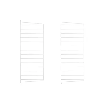 Panneau mural String - blanc, 75x30 cm, lot de 2 - String